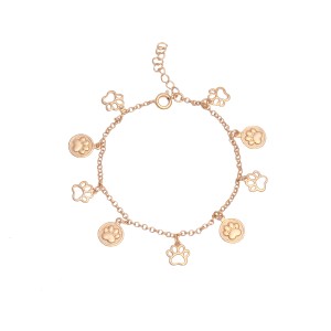 Pulseira Medalha de Patinhas