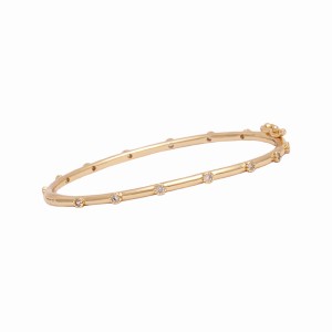 Bracelete Liso com Zircônias