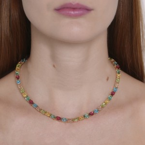 Choker Pedras Ovais