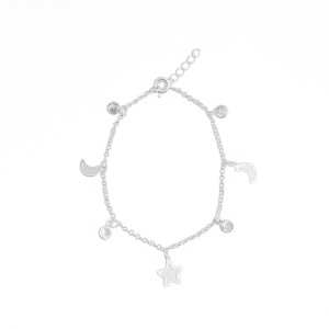 Pulseira Estrela e Lua