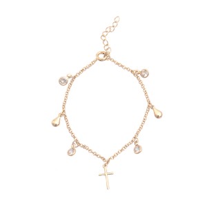 Pulseira Cruz com Detalhes