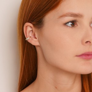 Piercing Fake Oval Trabalhado