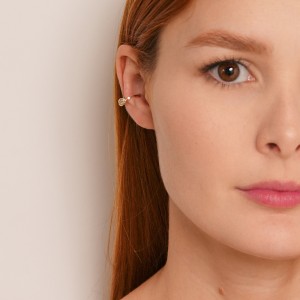 Piercing Fake Oval Trabalhado