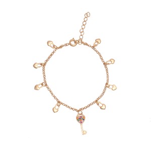 Pulseira Chave Cravejada