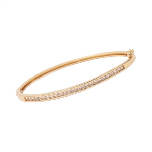 Bracelete Zircônias Quadradas