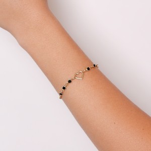 Pulseira Coração Vazado