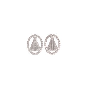 Brinco Oval Nossa Senhora Aparecida